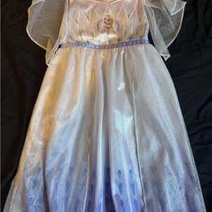 Disney Frozen Elsa Nightgown - Blue and White